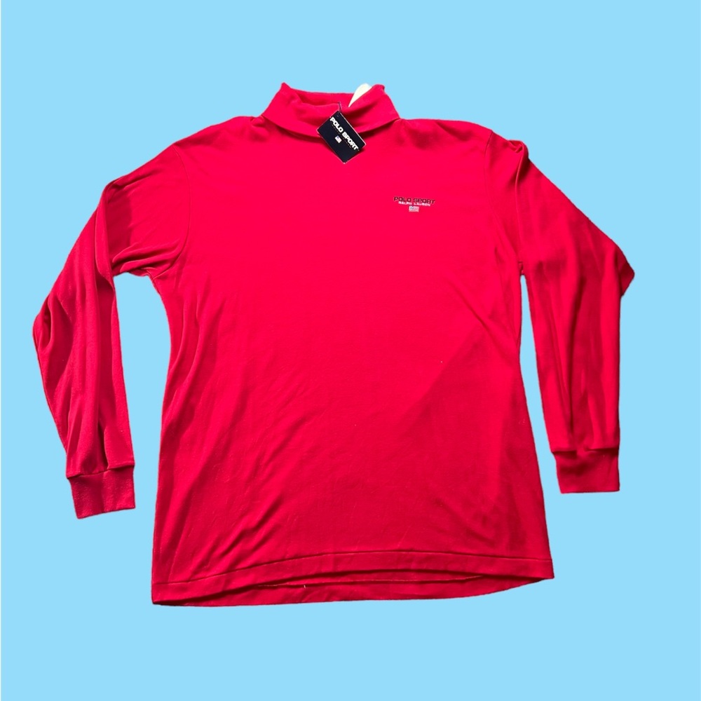 NWT Vintage Polo Sport Turtleneck Shirt